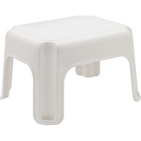 RUBBERMAID FG420087BISQUE Utility Step Stool, 914 in H, Bisque FG420087BISQU